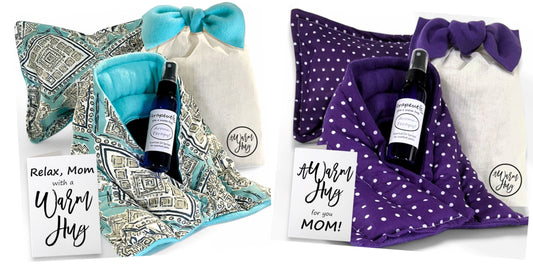 The Perfect Mother's Day Gift: A Warm Hug for You Mom Gift Set with Microwave Heat Pack