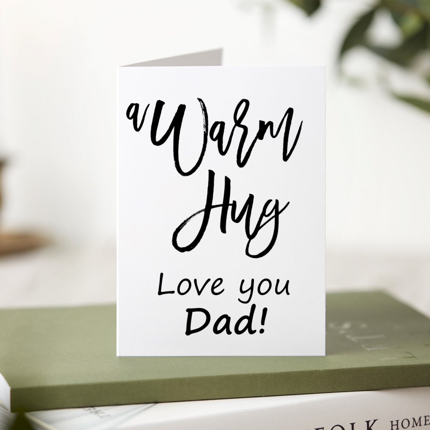 Love You Dad Gift Set, A Warm Hug Care Package for Fathers, Relaxation or Pain Relief