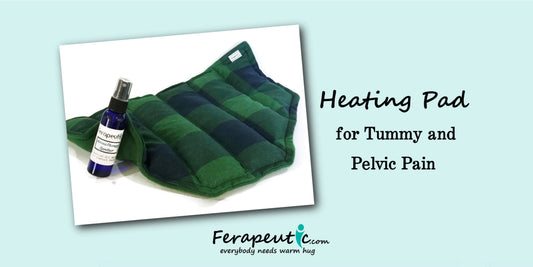 Microwave Heating Pad for Stomach, Midsection & Pelvic Pain Relief