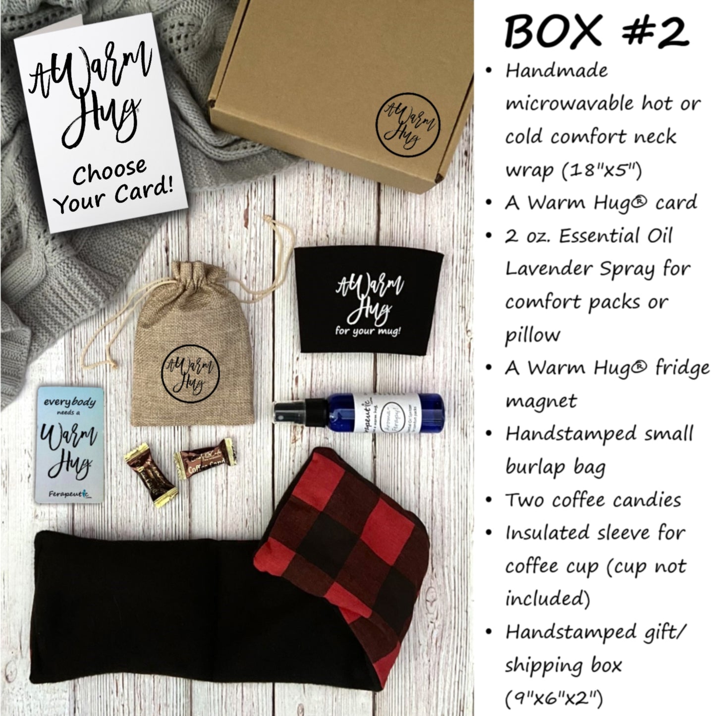 Red Plaid Christmas Hot Cold Pack Gift Box, Give A Warm Hug for Cozy Holiday Cheer