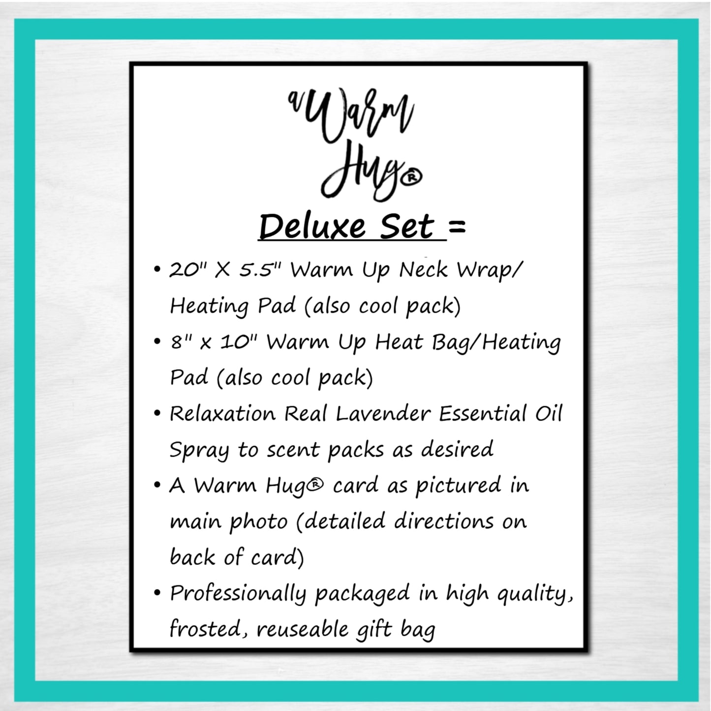 You've Got This, A Warm Hug Care Package for Comfort, Strength and Courage, Microwave Heat Packs