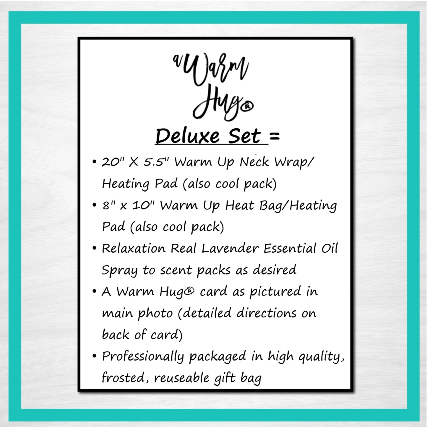 You are Loved Care Package, A Warm Hug Hot or Cold Packs