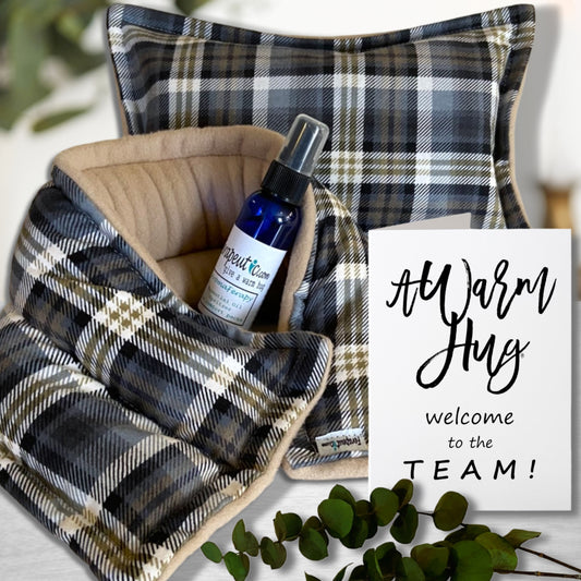 New Hire Welcome to Team, Employee Appreciation, A Warm Hug Gift Set