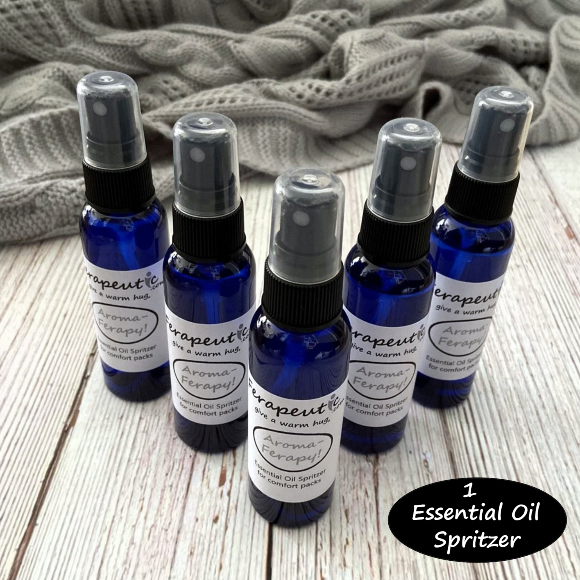 Ferapeutic essential oil aromatherapy spray bottles