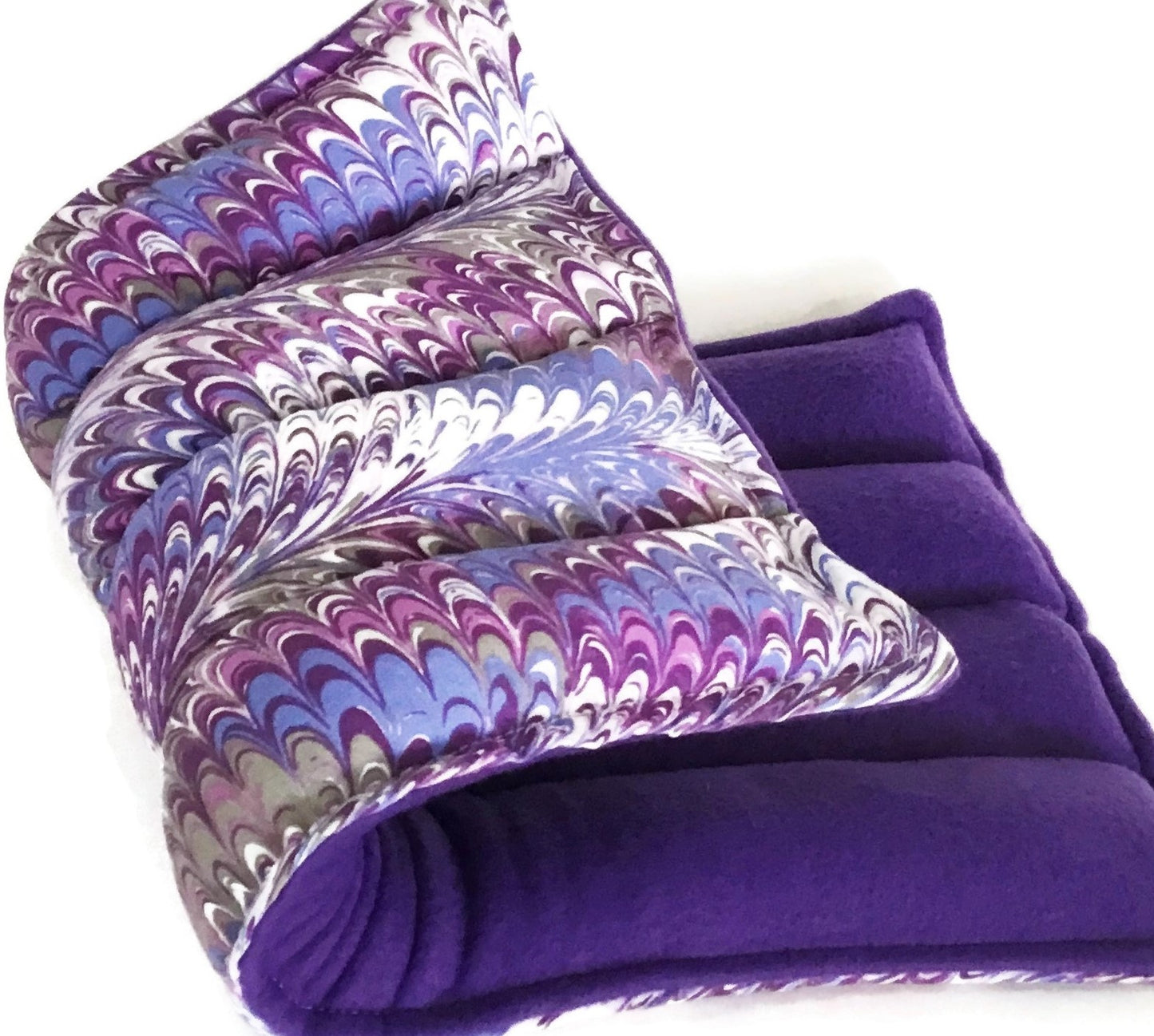 Large Microwavable Hot Cold Pack with Coordinating Neck Wrap for Superior Coverage
