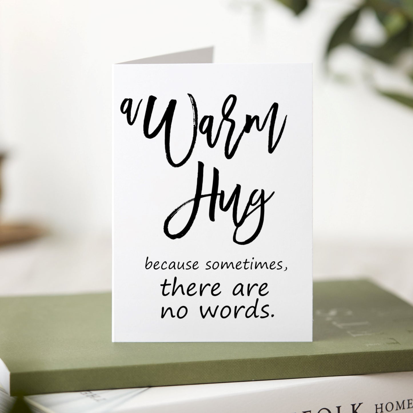No Words Gift Set for Sympathy, I'm Sorry, A Warm Hug for Hard Time